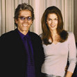 Mario Kassar and Cindy Crawford